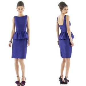 Alfred Sung Peplum Cocktail Dress 10